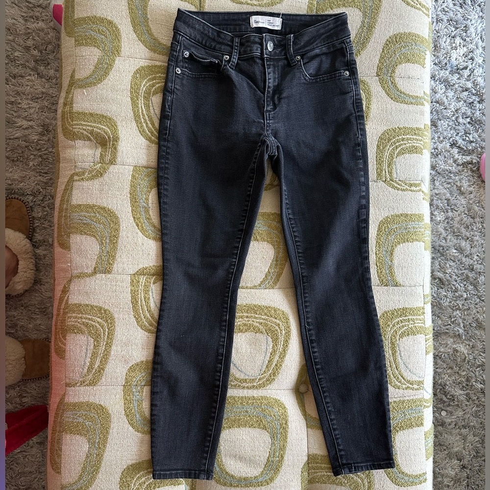 Gap Black Faded Denim